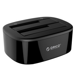 Док-станція для жорстких дисків ORICO 2,5 / 3,5 дюйма з 2 відсіками USB3.0 (6228US3)
