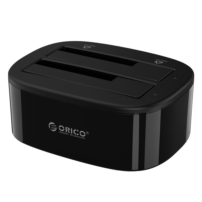 Док-станція для жорстких дисків ORICO 2,5 / 3,5 дюйма з 2 відсіками USB3.0 (6228US3)