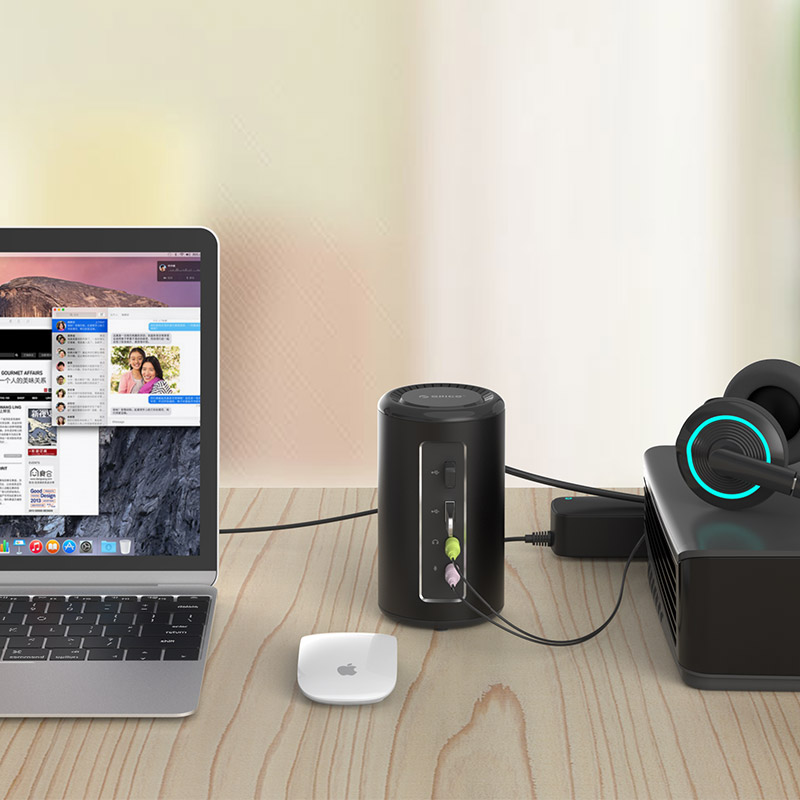 Універсальна док-станція з циліндричним корпусом (ORICO ADS5)