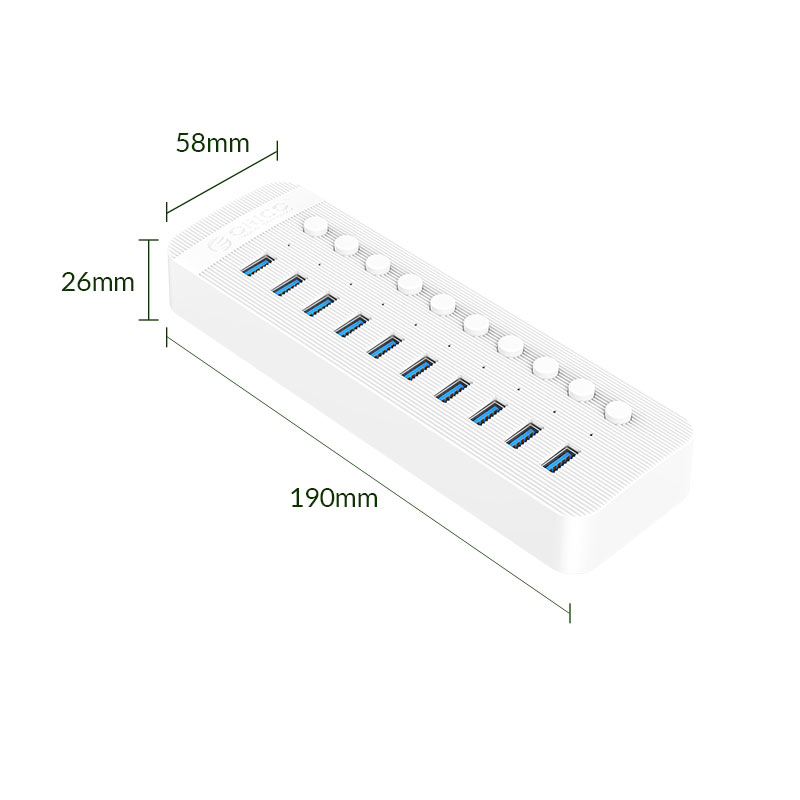 Багатопортовий концентратор з індивідуальними комутаторами (CT2U3-10AB)