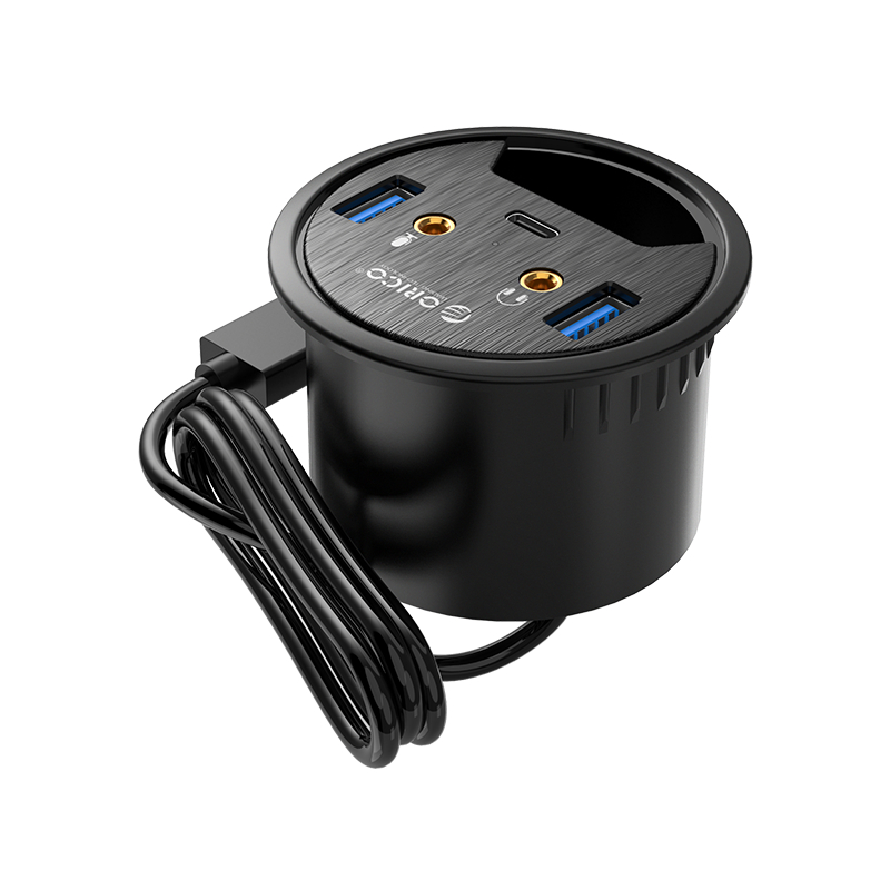 Настільний багатофункціональний концентратор Power Grommet (ORICO DESK-2U1C)