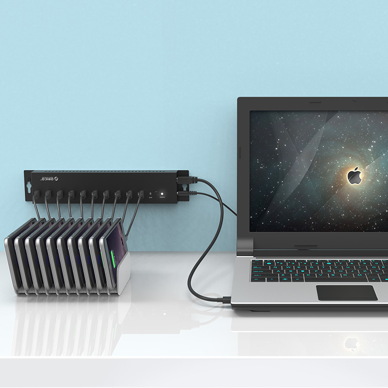 USB 2.0 хаб на 10 портів (ORICO IH10P)