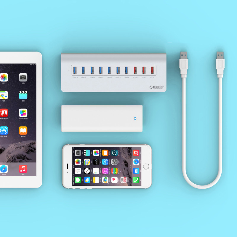 USB 3.0 HUB на 7+3 портів (ORICO M3H73P)