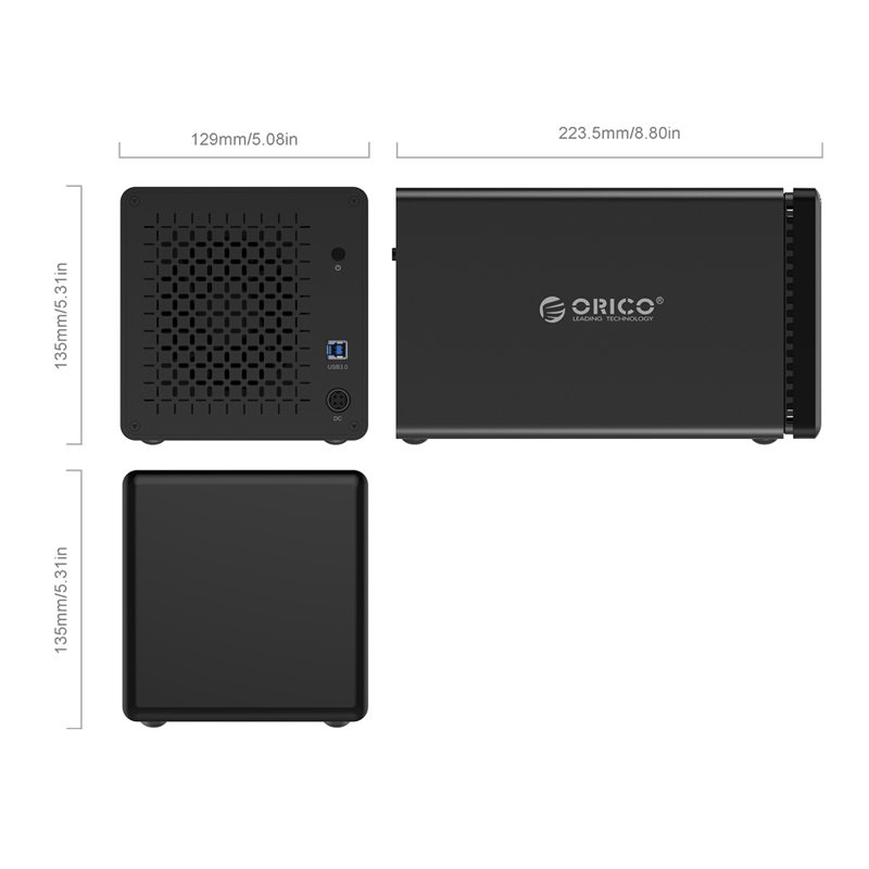 Контейнер для 4 HDD 3.5" USB 3.0  (NS400RU3)