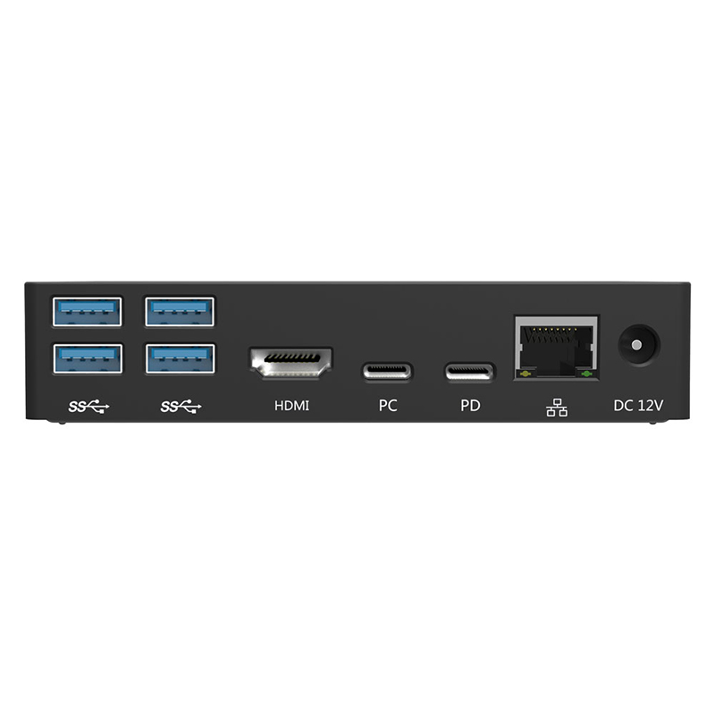 Універсальна док-станція для аудіо / мікрофона / Тип-C - HDMI / RJ45 / USB3.0-A * 6
