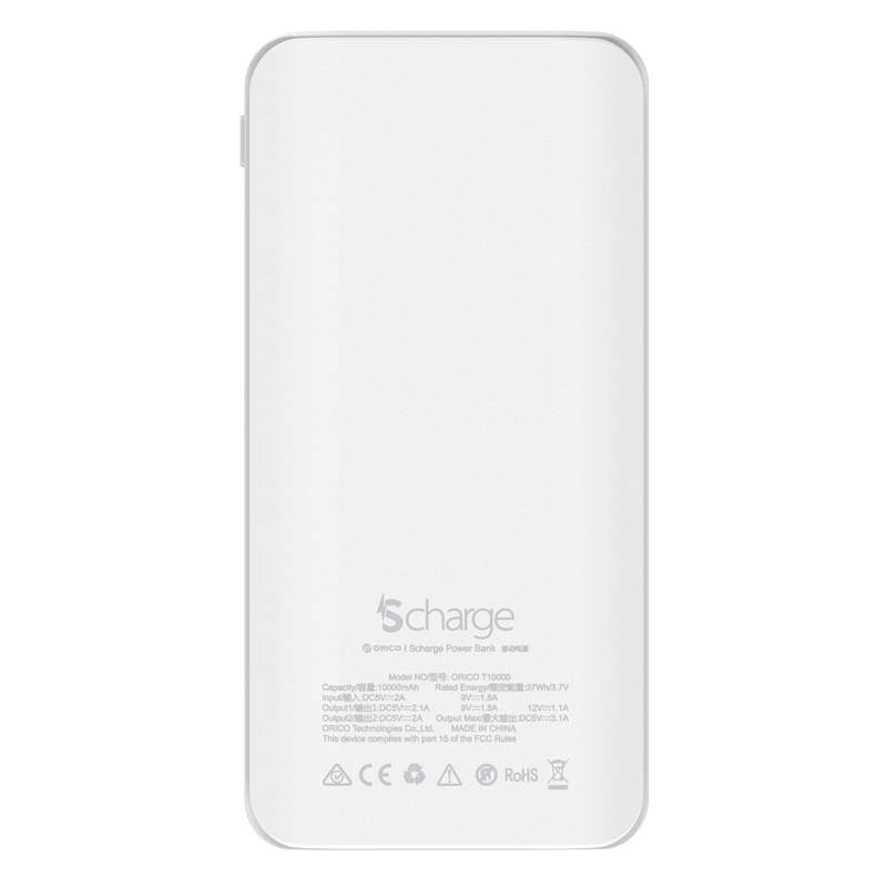 Power Bank для двух устройств 10000mAh (ORICO T10000)
