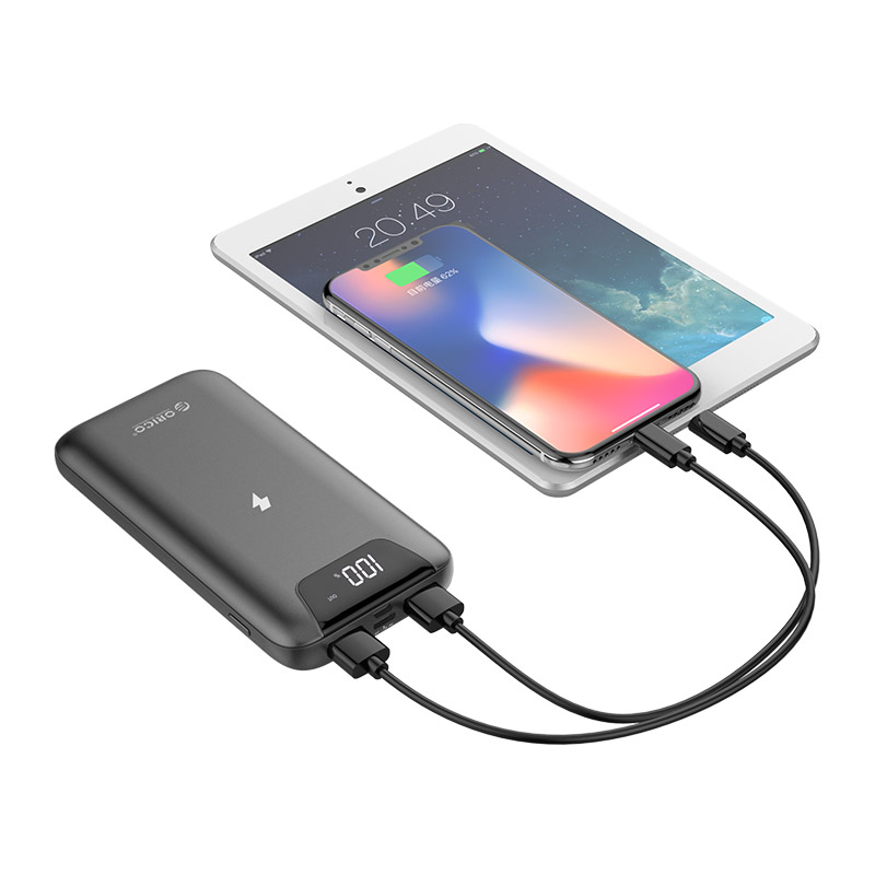 Бездротова зарядка Smart Power Bank з дисплеєм (ORICO WR10)